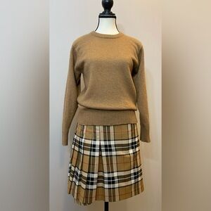 100% camel hair wool sweater EUC size S mint condition rich caramel colour